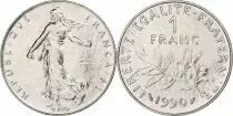 Francia 1 Franc Sower - 1990