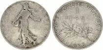 Francia 1 Franc Woman sowing seed - 1898 - F