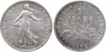 Francia 1 Franc Woman sowing seed - 1898
