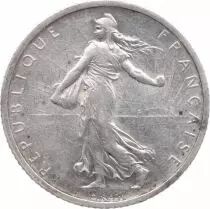 Francia 1 Franc Woman sowing seed - 1898