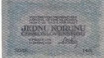 Francia 1 Koruna - Blue - 1919 - P.6a