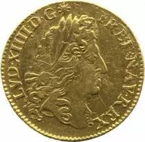 Francia 1 Louis dor, Louis XIV with Shield - Reformation 1690 A Paris