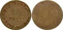 Francia 10 Cent, Fabrique du Vast - P. F. Fontenilliat - 1795
