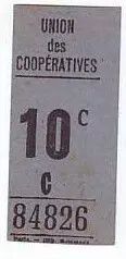Francia 10 cent. Paris Union des coop�ratives
