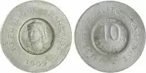 Francia 10 Centimes - 1909  ESSAI of Rude - XF