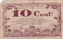 Francia 10 Centimes - City of Lille - Bon communal - 31-10-1917 - S&eacute;rie B