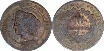 Francia 10 Centimes Ceres - 1874 small A Paris - F - KM.815.1