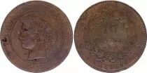Francia 10 Centimes Ceres - 1898 A Paris - F