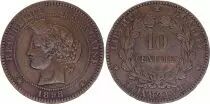 Francia 10 Centimes Ceres - 1898 A Paris - VF