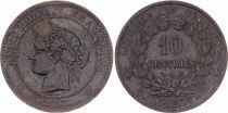 Francia 10 Centimes C&eacute;r&egrave;s - Third R&eacute;public - 1883 A Paris