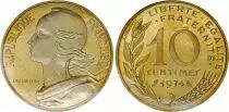 Francia 10 Centimes Marian - 1974 - UNC