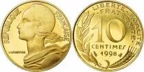 Francia 10 Centimes Marian - 1998 - BU
