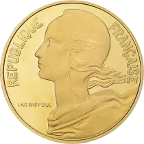 Francia 10 centimes Marianne - 1991 - Proof
