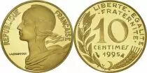 Francia 10 Centimes Marianne - 1995 Proof