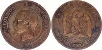 Francia 10 Centimes Napoleon III - 1854 K Bordeaux - F