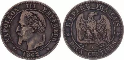Francia 10 Centimes Napoleon III - Laurel head - 1861A Paris
