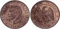 Francia 10 Centimes Napoleon III - Laurel head - 1862K Bordeaux