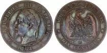 Francia 10 Centimes Napoleon III Laureate head - 1864 BB Strasbourg  - VF - KM.798.2
