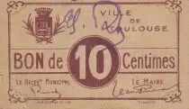 Francia 10 centimes Toulouse City