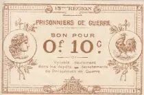 Francia 10 Cents - Prisionniers de guerre - 15�me r�gion