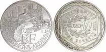 Francia 10 Euros - Champagne-Ardennes - 2011 - Silver