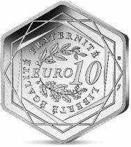 Francia 10 euros - Clovis & the Grand Est - Hexagonal Silver - 2026