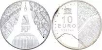 Francia 10 Euros - Eiffel tower - Palais de Chaillot - 2014 - Silver - Proof BE - without boxe and without certificate