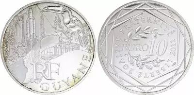 Francia 10 Euros - Guyane - 2011 - Silver