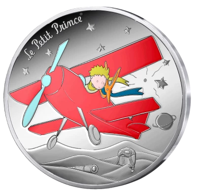 Francia 10 Euros - The Little Prince and the Airplane - Colorized - Silver Proof 2026