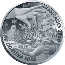 Francia 10 Euros - Winter Olympics - the passing of the torch: Milan Cortina 2026 and the French Alps 2030 BE 2026