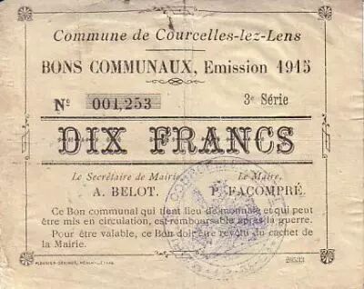 Francia 10 F Courcelles-Les-Lens