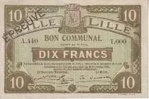 Francia 10 F Lille Epreuve