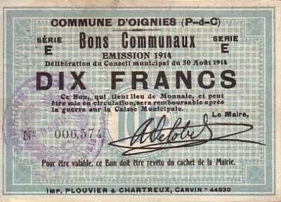 Francia 10 F Oignies