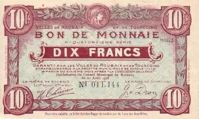 Francia 10 F Roubaix-Tourcoing