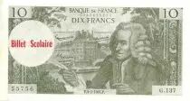 Francia 10 F Voltaire (green) - 1963