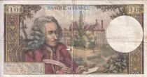 Francia 10 Francs  - Voltaire - 06-03-1969 - Serial T.475 - P.147