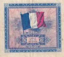 Francia 10 Francs - Allied Military Currency - Flag - 1944 - Serial X - VF to XF - P.116