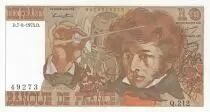 Francia 10 Francs - Berlioz -  07-08-1975 - Serial Q.212