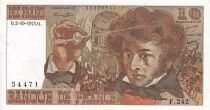 Francia 10 Francs - Berlioz - 02-10-1975 - Serial F.242 - XF - P.150