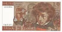 Francia 10 Francs - Berlioz - 02-10-1975 - S&eacute;rie X.229