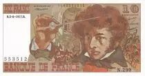 Francia 10 Francs - Berlioz - 02.06.1977 - Serial N.299