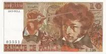 Francia 10 Francs - Berlioz - 06-02-1975 - Serial U.136 - P.45