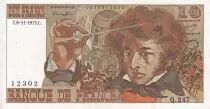Francia 10 Francs - Berlioz - 06-11-1975 - Serial Q.247 - XF - P.150