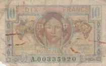 Francia 10 Francs - French Treasury - 1947 - Serial A