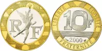 Francia 10 Francs - Genius of the Bastille - 2000 - BU