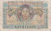 Francia 10 Francs - Head of woman - 1947 - P.7