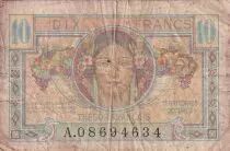 Francia 10 Francs - Head of woman - 1947 - VF.30.01