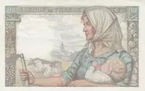 Francia 10 Francs - Miner - 11-06-1942 - Serial A.8