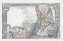 Francia 10 Francs - Miner - 19-11-1942 - Serial S.18