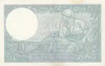 Francia 10 Francs - Minerva -  04-12-1941 - Serial J.85008